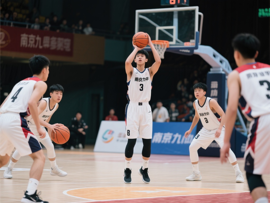 耐高篮球赛:颜宇阳三分开花,南京九中首局占优三分 以首节比赛为例,南京九中通过多次挡拆战术
