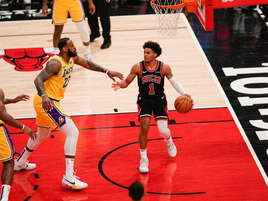 吉迪三双超远绝杀 公牛主场翻盘湖人 进入第四节后,公牛迅速调整策略。球队加大