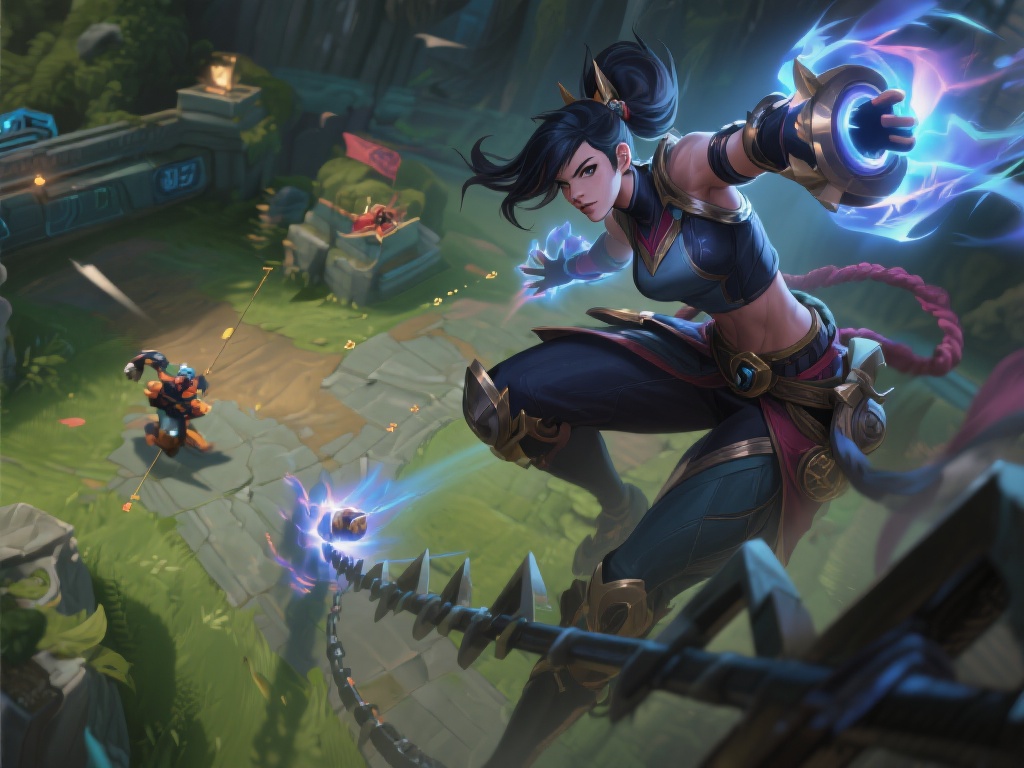 climber蔚大招打断开车,滑板鞋跟上输出拿下双杀 在《英雄联盟》等MOBA游戏中,蔚以其强