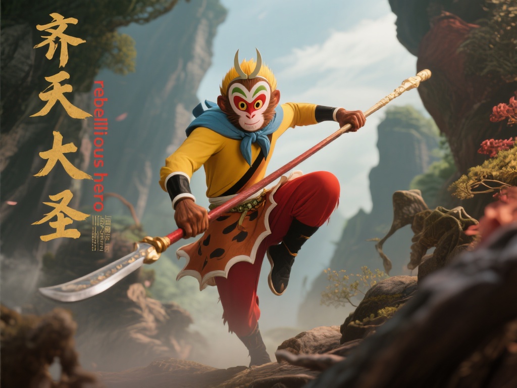 其次是适应性。孙悟空在不同环境中都能游刃